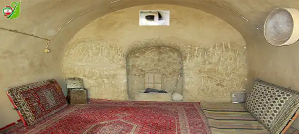 فضای سنتی اقامتگاه بوم گردی روستای بیابانک