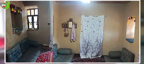نماهایی از فضای داخلی اقامتگاه بوم گردی سیمکان - فارس - بوانات