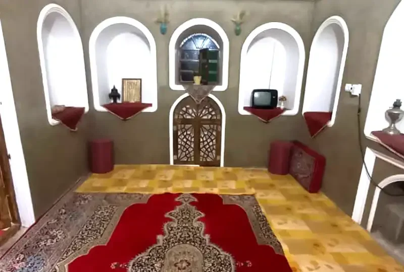 فضای سنتی داخل اقامتگاه بوم گردی عمارت سلطانیه
