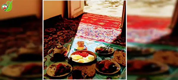 غذاهای سنتی اقامتگاه بوم گردی روستای آغبلاغ