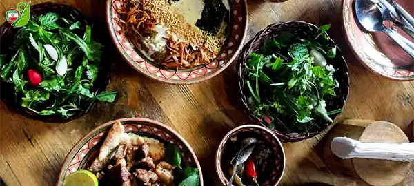 غذا های سنتی اقامتگاه بوم گردی کنگ روستای کنگ مشهد