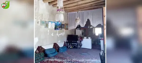 اتاق قدیمی و سنتی اقامتگاه بوم گردی قلعه چای زنجان