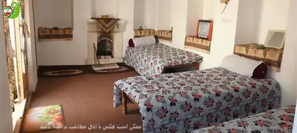 تخت خواب های اقامتگاه کویری ورزنه اصفهان
