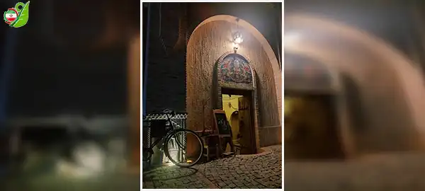 نمای ورودی و زیبای اقامتگاه عمارت عباسقلی خان