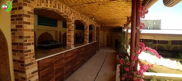 فضای زیبا و دلنشین اقامتگاه لوتوس در شیراز