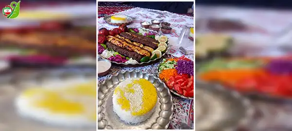 غذا های لذیذ و خوشمزه اقامتگاه عمارت عباسقلی خان